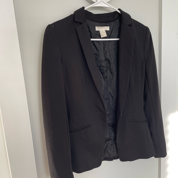 Black Structured Blazer - Size 4 - Picture 2 of 2